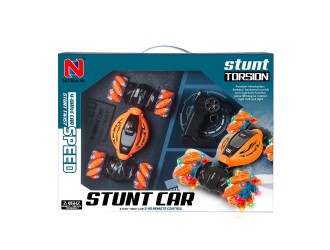 Masina cu telecomanda 2.4G, Stunt Twist Car cu lumini, ZJA355730