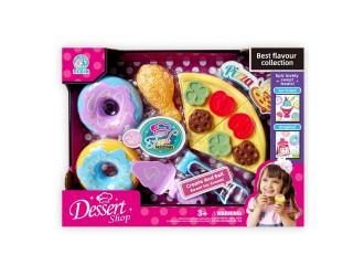 Set de joaca Pizza si Donuts cu ustensile, ZJA338391