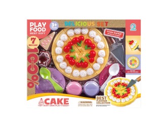 Set de joaca Tort cu cirese, vesela si accesorii, ZJA332818
