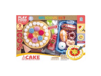 Set de joaca Tort si tava cu mancare de jucarie, ZJA332823