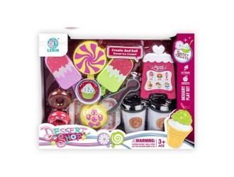 Set de ceai pentru copii cu deserturi de jucarie, ZJA298200