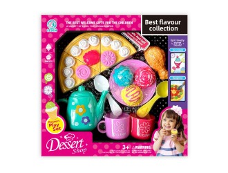 Set de ceai pentru copii cu tort si accesorii, ZJA362374