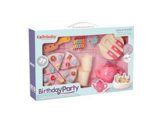 Set de joaca Torta de sarbatoare cu accesorii, ZJA323784