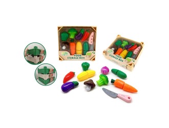 Set de joaca Legume de taiat in ladita, ZJA345313