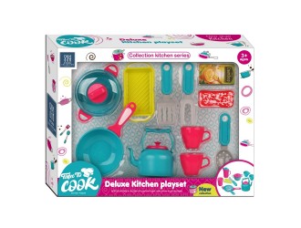Set de joaca Bucatarie cu ustensile , vesela si vase, ZJA328322