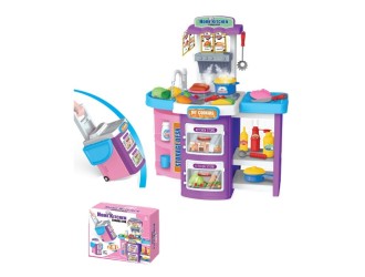 Set de joaca Bucatarie 2 in 1 cu accesorii, ZJA357307