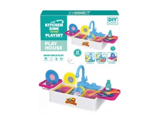 Set de joaca Chiuveta cu vesela si tacamuri, ZJA349732