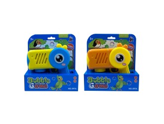 Pistol de facut baloane de sapun electric cu 10 orificii, cu lumini, ZJA361250