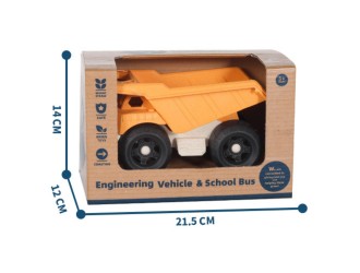 Camion basculanta galben, jucarie de plaja (biodegradabil), ZJA275100