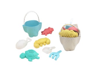 Set Galeata cu jucarii de plaja 7 el. (diverse culori), ZJA313206