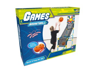 Set de joaca Baschet cu suport, 2 mingi si pompa de umflat, ZJA326518