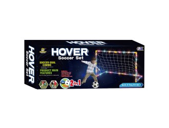 Set poarta de fotbal LED cu minge plutitoare si obisnuita, ZJA353351