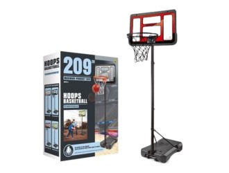 Cos de Baschet cu suport pentru copii, reglabil, 209 cm, cu minge si pompa de umflat, interior/exterior, ZJA342260