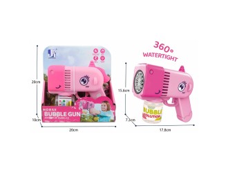 Pistol de facut baloane de sapun Unicorn roz, ZJA335705