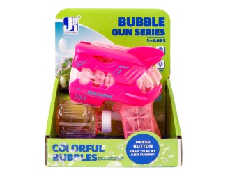 Pistol de facut baloane de sapun automat, cu lumini, diverse culori, ZJA361278