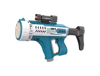 Pistol de facut baloane de sapun electric cu 57 orificii si lumini, ZJA358304
