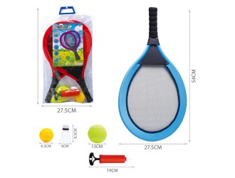 Set palete badminton textile cu accesorii, diverse culori, ZJA341747