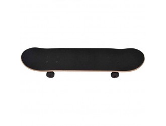Skateboard negru din lemn, 79x20 cm, ZJA357818