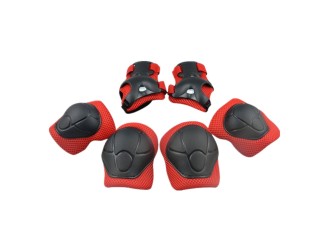 Set protectie copii - genunchiere, cotiere si aparatori incheieturi, diverse culori, ZJA368339