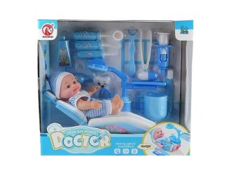 Joc de rol Dentist cu papusa bebelus, lumini si pompa apa, ZJA297964