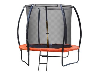 Trambulina cu suport si plasa de protectie 305 cm D, 163 cm H, cu scara, ZJA368324