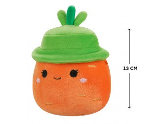 Jucarie de plus 13 cm, Caroleena, morcov cu caciulita, Squishmallows