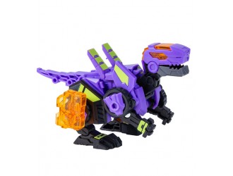 Dinozaur-Transformer Dinoster Raptor Bot, violet