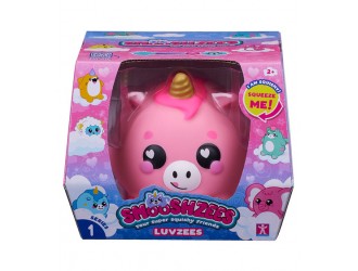 Jucarie antistres squishy Smooshzees, seria Luvzees – Unicorn Zappy