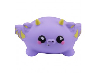 Jucarie antistres squishy Smooshzees, seria Luvzees – Dragon Puffin
