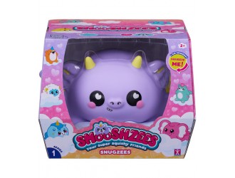 Jucarie antistres squishy Smooshzees, seria Luvzees – Dragon Puffin