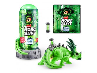 Jucarie interactiva cu sunete Styracosaurus, Robo Alive Dino DNA, Zuru