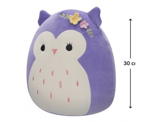 Jucarie de plus Bufnita mov Holly 30 cm, Squishmallows