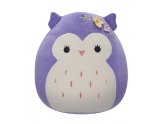 Jucarie de plus Bufnita mov Holly 30 cm, Squishmallows