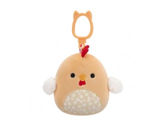 Breloc jucarie de plus 9 cm, Cocosel Rutie, Squishmallows