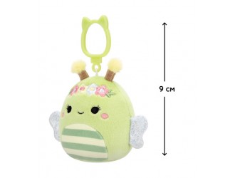 Breloc jucarie de plus 9 cm, Albinuta Sybil, Squishmallows