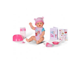 Papusa bebelus Emma Baby Born, 43 cm, cu functii mecanice