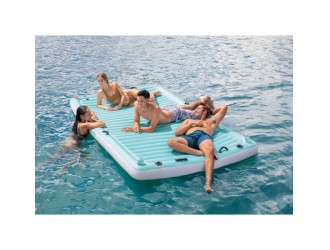 Saltea-platforma gonflabila pentru inot 301x183x18cm „Water lounge” pana la 400kg, INTEX