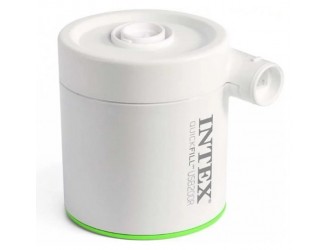 Pompa de aer electrica „QuickFill USB200R” USB 5V, 2A, reincarcabila, powerbank, 2 duze, INTEX