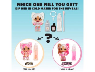 Set cu papusa si balsam de buze Yummiland S2 – Mystery Twins
