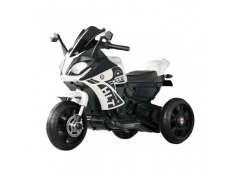 Motocicleta electrica pentru copii RT09-2 alba, 2 motoare, acumulator 4500 mAh, roti EVA
