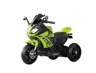Motocicleta electrica pentru copii RT09-4 verde, 2 motoare, acumulator 4500 mAh, roti EVA