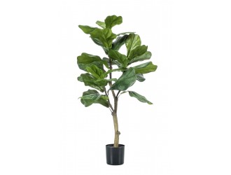 Ficus Lyrata artificial in ghiveci, 90cm, 24 frunze