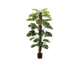 Monstera artificiala pe suport, 150cm, 42 frunze