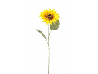 Floarea soarelui artificiala, galbena, 62cm