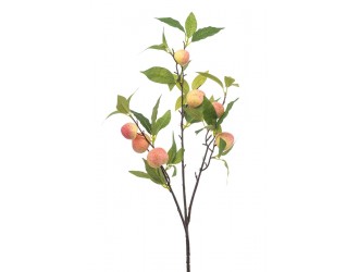 Ramura artificiala cu piersici, 85cm