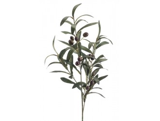 Ramura artificiala de maslin, 4 crengute, 75cm