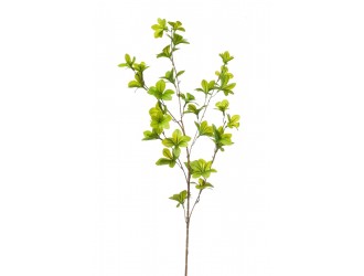 Ramura artificiala Tropaeolum, 5 crengute, verde, 90cm