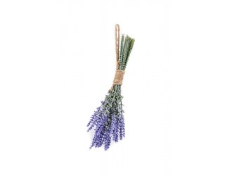 Buchet artificial cu lavanda, albastra, 24cm