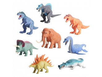 Figurina elastica surpriza maxi, Animale Jurassic, Sbabam, Legens of animals, diverse tipuri
