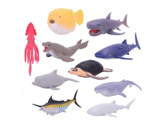 Figurina elastica surpriza maxi, Gardianii Oceanului, Sbabam, Legends of animals, diverse tipuri